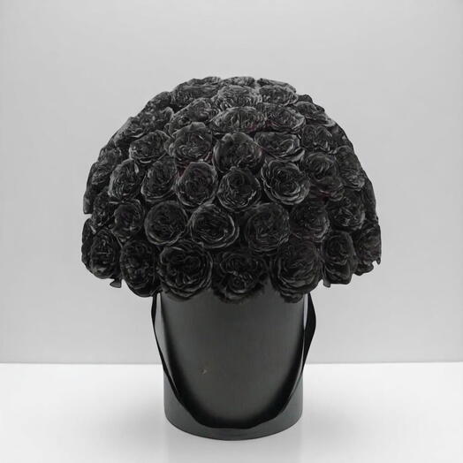 Midnight Mystique: Black Rose Ensemble in a Box -2