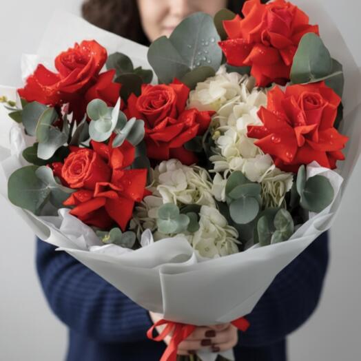 Чистая страсть Смесь роз | RC-M335