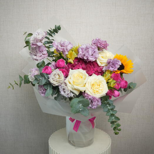Lisianthus   Candlelight Bloom Bouquet 7150