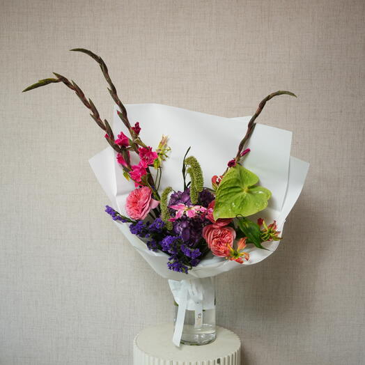 Розовое выражение   Букет Глориозы 7160