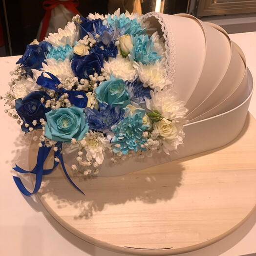 Цветочная коробка для мальчика