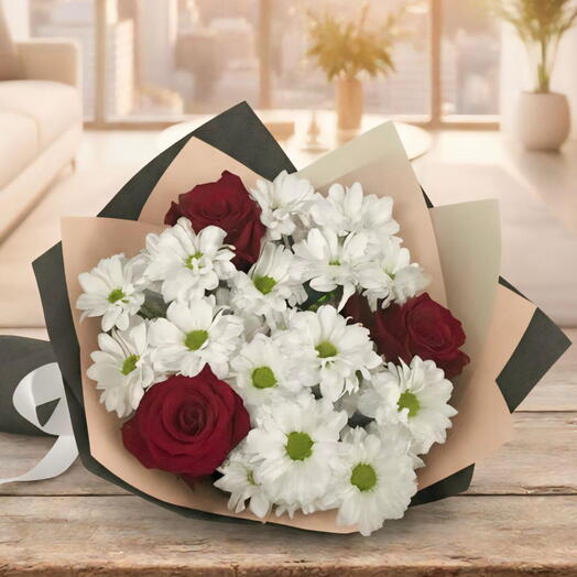 Bouquet Harmonie Cramoisi