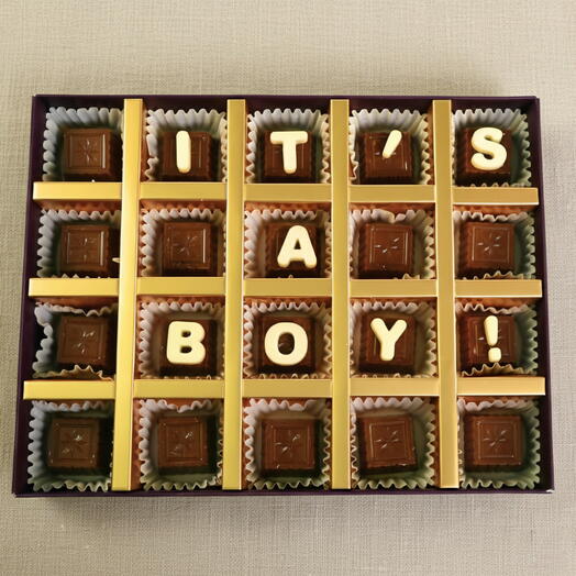 Chocolate 'It's A Boy' 20 unidades de LUXERA