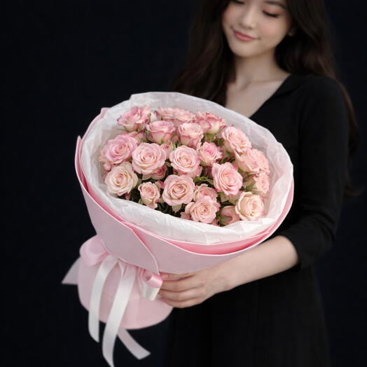 Premium Mixed Spray Roses Bouquet