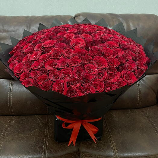 Ramo XL de 201 rosas rojas premium