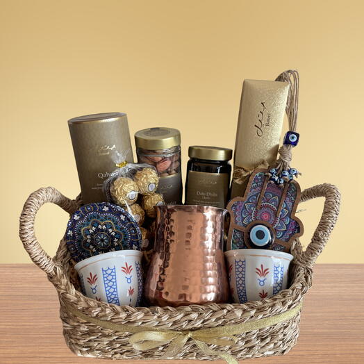 Luxury Oriental Coffee   Dates Gift Basket