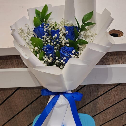 Blue Rose Beautiful Bouquet