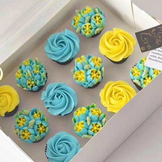 Разноцветные капкейки