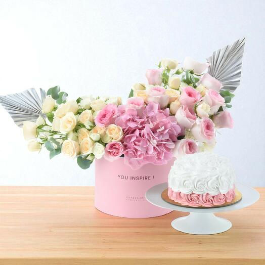 Наследие в цвету   Комбо с тортом