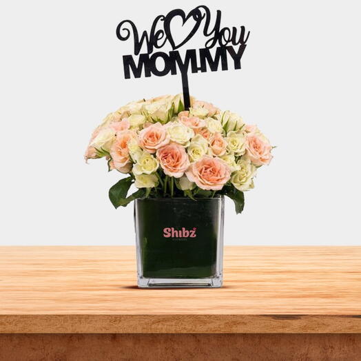 Blooming Heart Floral Vase