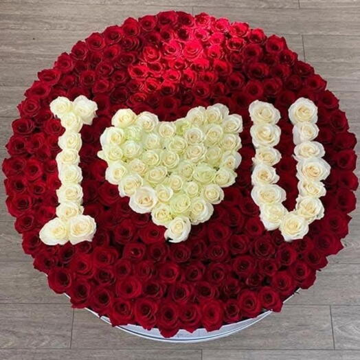 501 "I LOVE YOU" Luxury Red, White Box For Her