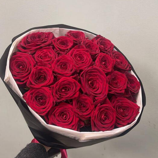 Ramo de 21 rosas rojas