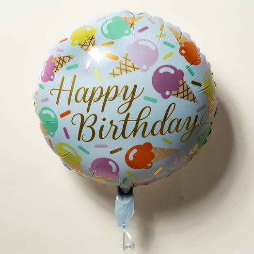 Мороженое С Днём Рождения Фольгированный Шар 7098