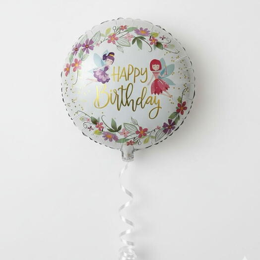 Radiant Pastel Happy Birthday Foil Balloon