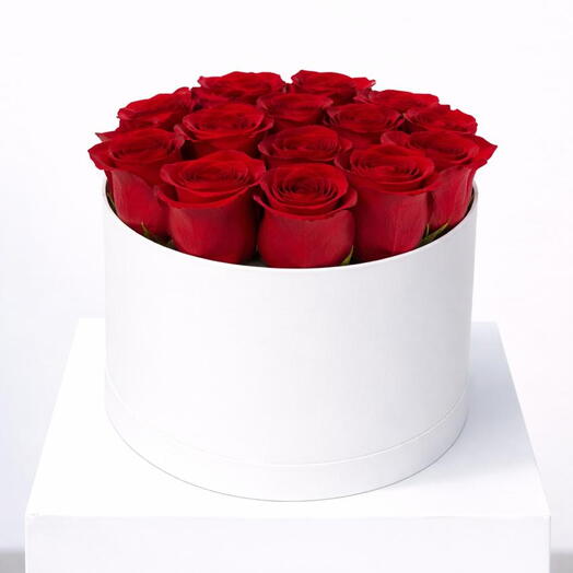 15 rosas rojas puras