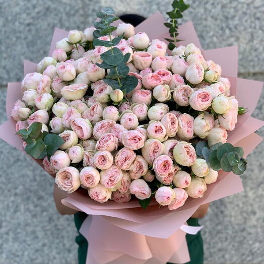 Букет из 35 пионовидных роз «Удовольствие»