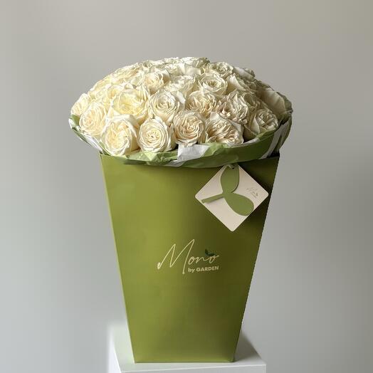 White roses (50 pcs)