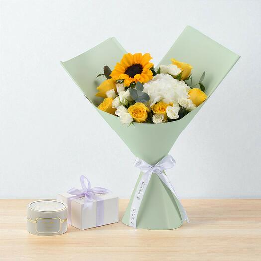 Солнечный букет   Подарочный набор бахура Rasasi