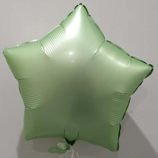 Оливковый фольгированный шар Start