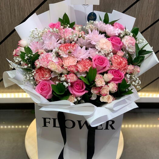 Flores especiales en una caja