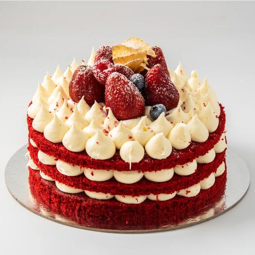 RED VELVET NAKED CAKE