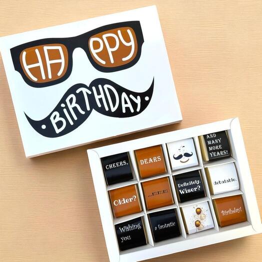 Gent s Birthday Chocolate Box – Luxury Chocolates for Men s Birthday Gift