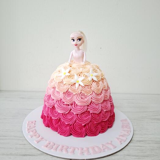 Barbie Doll Cake