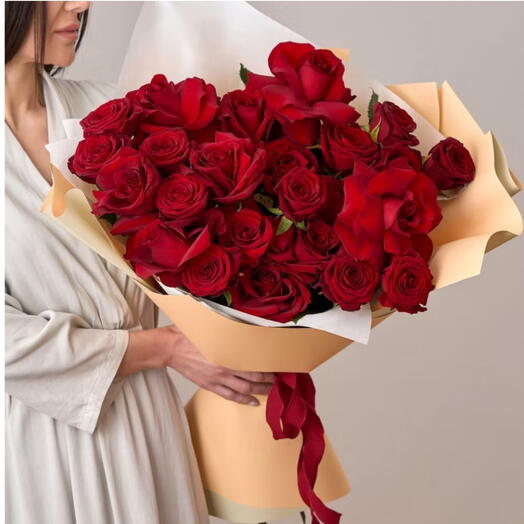 35 Premium Red Roses Arrangement