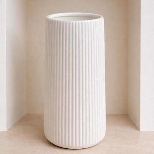 Nordic Ribbed Vase