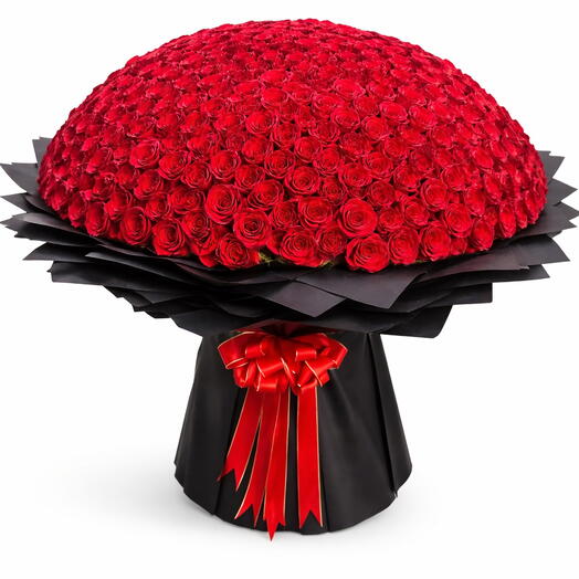 Luxurious bouquet of 501pcs roses