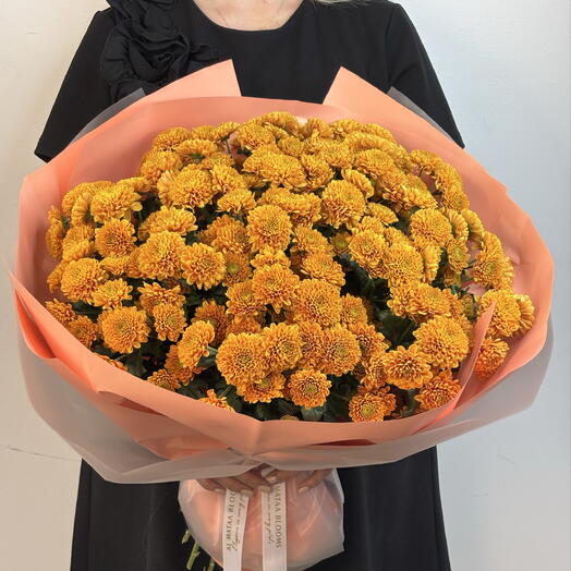 باقة سانتيني بلون الكهرمان الذهبي