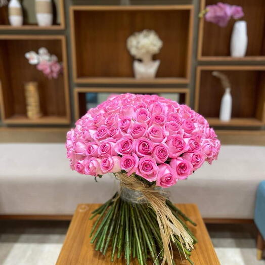 Pink Roses Arrangement