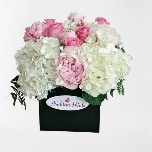 Peony N Hydrangea  Arrangement