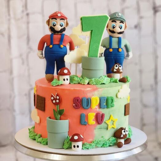 Super Mario cake