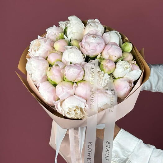 Blush Blush: Bouquet of 25 Peonies