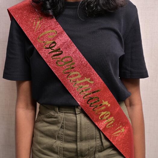 Congratulation Sash-2  6728