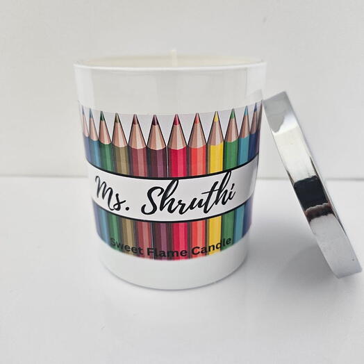 Custom Teacher Gift - Teacher Candle