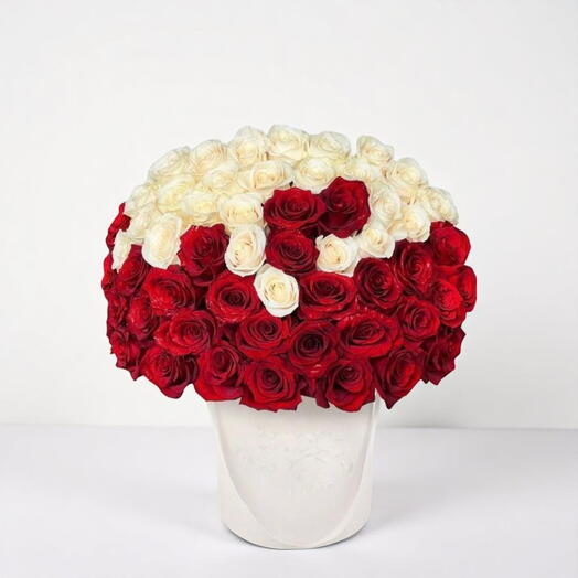 Boîte Chute de neige cramoisie