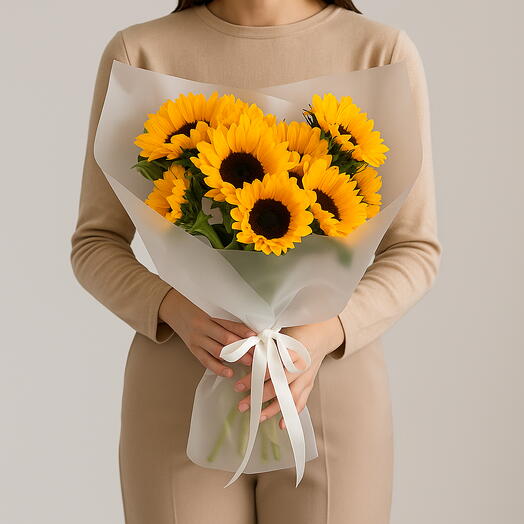 9 Sunflower Bouquet