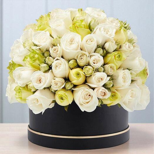 МИКС БЭБИ-РОЗ   РОЗЫ В КОРОБКЕ