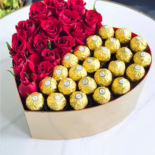 Roses and Ferrero Rocher