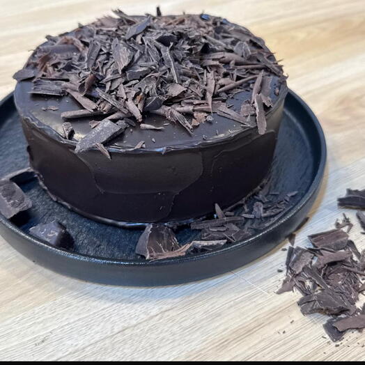 Шоколадный фадж-торт