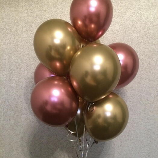 Набор смешанных хромированных шаров 03