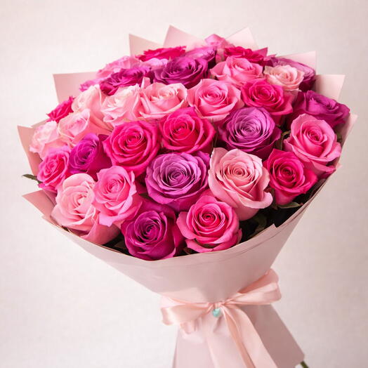 31 roses roses et violettes – Soft Luxe