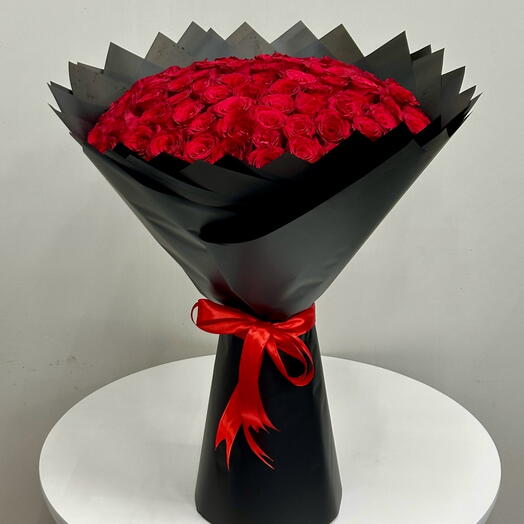 100 Red Valentine Roses 🌹