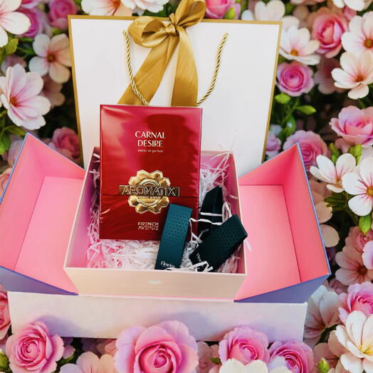 French Avenue Aromatix Carnal Desire، عطر شرقي خشبي جلدي فاخر إكستريت دو بارفان للرجال، 100 مل