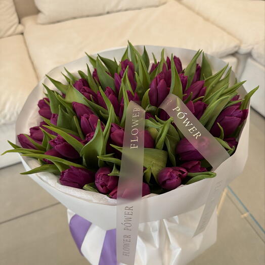 Purple tulips