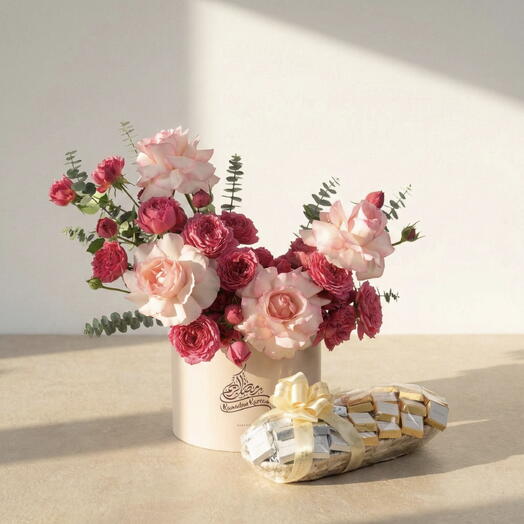 Arabesque Blush Rosette комбо сладостей к Рамадану