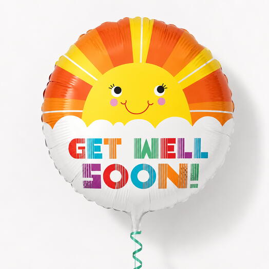 Get well Soon Foil Balloon(Helium-Filled)