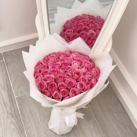 51 Pink Roses Bouquet-552
